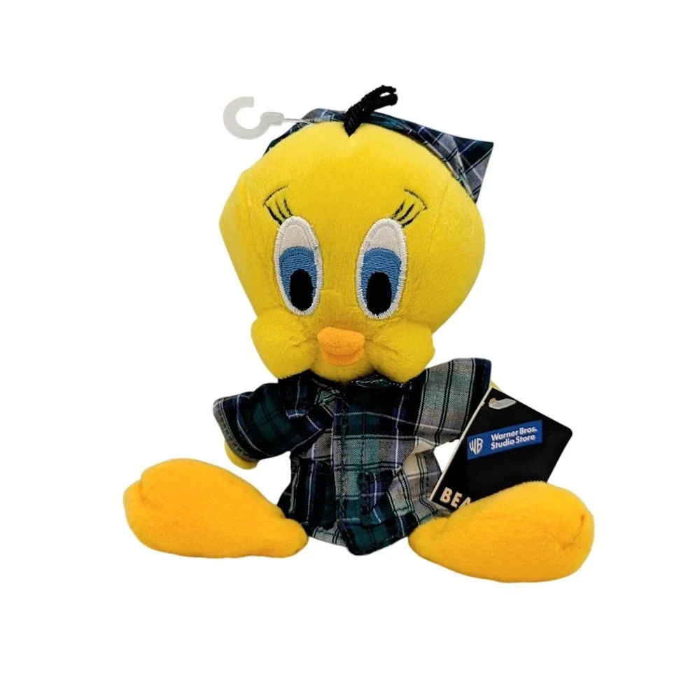 1998 Looney Tunes Nightshirt Tweety Bean Bag Plush